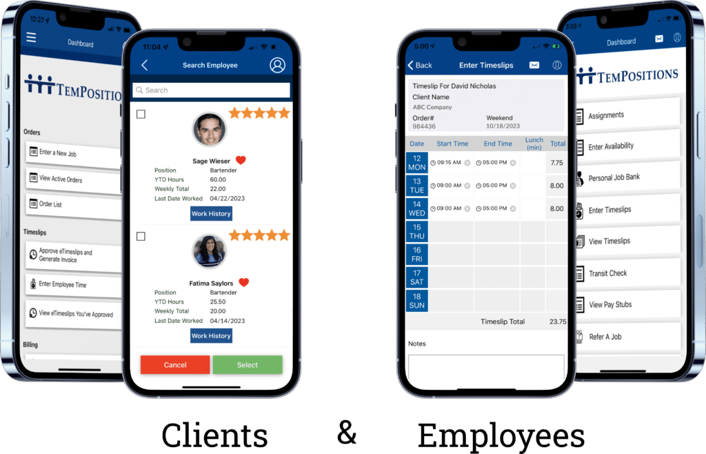 IT Staffing Services | CompuForce | Client and Employee mobile apps for IT Staffing Services