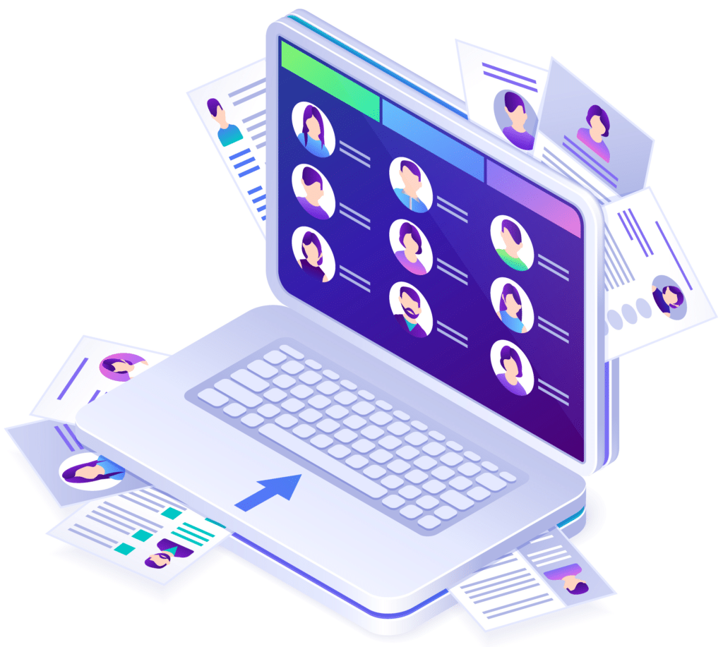 Applicant Tracking System | Intellistaff | TemPositions | Computer Overflowing with Applicants