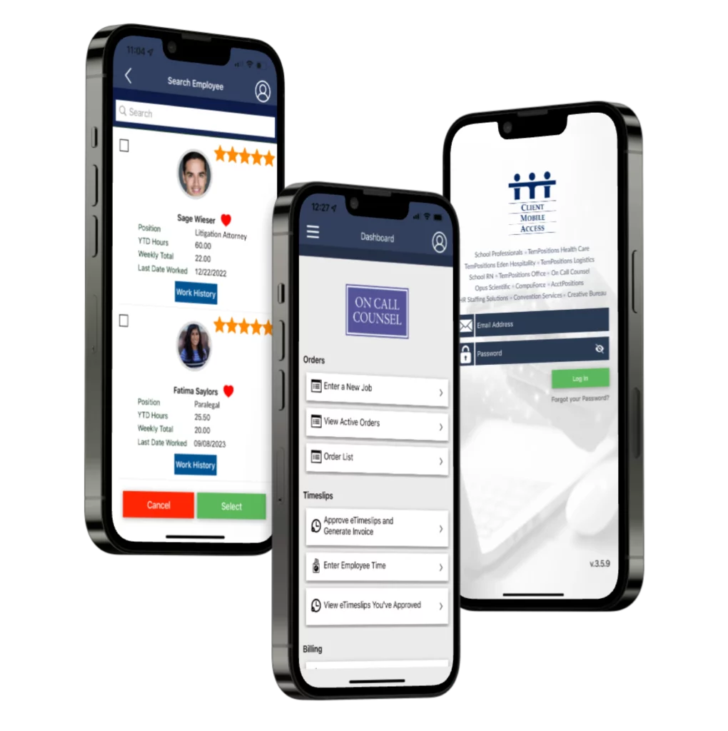 Intellistaff | Applicant Tracking System | Client Benefits | Schedule Employees | IT Staffing | Legal Staffing Agencies | Medical Staffing