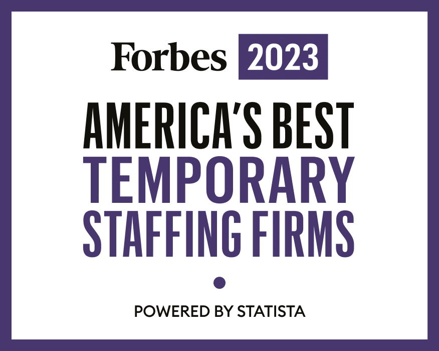 Forbes America's Best Temporary Staffing Firms | Staffing Agency Award | Temp Agency Award