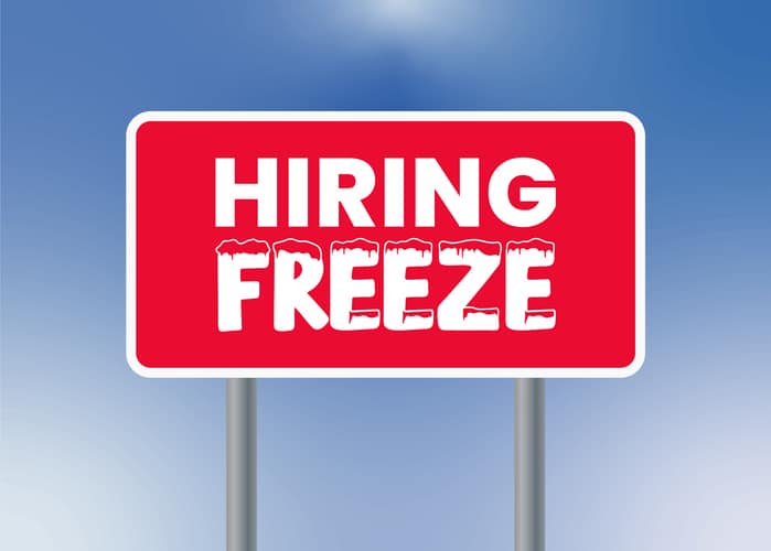 hiring freeze